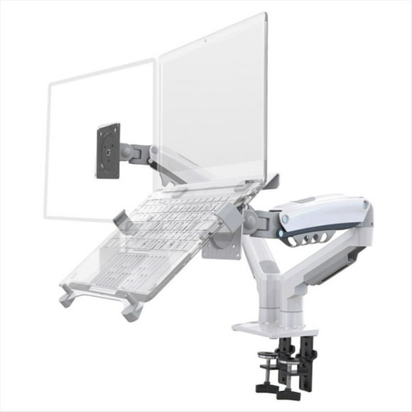 Desktop F160- 2 Spring Dual Arm Stand for 17 Inch -27 Inch Monitor Holder Laptop Support Air Mount Stand Load A