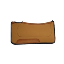 Diamond Wool Contoured Ranch Western Saddle Pad Size 32x32 and 1/2 inch Thickness, Tan