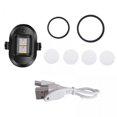 thumbnail image 1 of Bunblic 4x Strobe Lights Warning Lamp Rechargeable Battery Flash Lamp RGB LED Lights Anti Collision Light for Pro/ Mini/ Accessories 4 Pcs, 1 of 8
