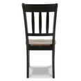 thumbnail image 4 of Signature Design by Ashley Owingsville Modern Farmhouse Dining Room Side Chair, Set of 2, Black and Brown, 4 of 6