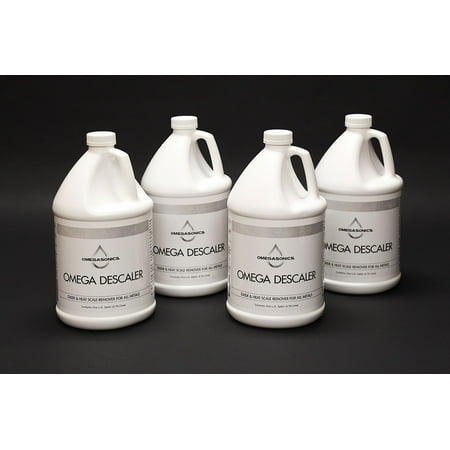 Omega DeScaler FOUR 1 Gallon Ultrasonic Remove Rust Corrosion Cleaning Soap (Best Way To Clean Off Rust)