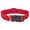 Red, variant on Pet Life ® 'Aero Mesh' Dual-Sided Breathable and Adjustable Thick Mesh Dog Collar