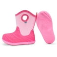 thumbnail image 2 of JAN & JUL Toddler Waterproof Boots for Girls Insulated (Pink Birch, Size 6 Toddler), 2 of 7