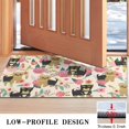 thumbnail image 3 of Yorkie Dog and Pioneer Flower Door Rugs,Washable Non Slip Door Mats Indoor,Decorative Door Mats,Entry Mat Indoor for Entrance,Bedroom,Kitchen,Bathroom,17"x30", 3 of 6