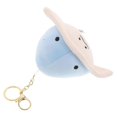 thumbnail image 3 of Sky-Blue Cute Plush Ray Fish Keychain for Decoration Soft Pendant, 3 of 4