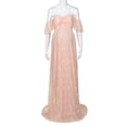 thumbnail image 4 of asdoklhq Maternity Clothes for Women,Pregnant Off Shoulder Lace Long Maxi Dress Gown Photography Prop, 4 of 8