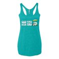 thumbnail image 2 of Wild Bobby Good Vibes High Tides Streetwear Women Tri-Blend Racerback Tank Top, 2 of 6