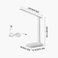 thumbnail image 3 of Wovilon Led Bright Table Lamp Long Battery Life Children Eye Protection Desk Lamp Stepless Dimming Filter Bedroom Night Lamp, 3 of 5