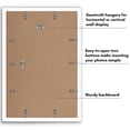 thumbnail image 4 of Americanflat 12x18 Poster Frame with Polished Plexiglass with 11x17 Mat 2 Pack Display Photo Galleria - White, 4 of 8
