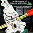 thumbnail image 4 of Multifunctional Foldable Wire Crimper Cable Pliers Electrician Stripping Tools, 4 of 5