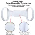 thumbnail image 2 of Posture Corrector For Women Men Back Brace Pain Relief Shoulder Support Adjustable Back Straightener （White）, 2 of 7