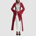 thumbnail image 4 of WILLBEST Pantalon de Robe pour Femmes avec Poches Robe Rétro Couleur Unie Manches Trompette Longue Robe Vintage Robe Gothique pour Femmes, 4 of 8