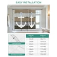 thumbnail image 6 of Nautical Anchor Tie Up Curtains for Windows 45 Inch Length Balloon Curtains Kitchen Adjustable Balloon Window Shade Vintage Abstract Brown Gray Wooden Grain Tie Up Bathroom Curtain Window 34"x45", 6 of 6