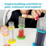 hand2mind Starter Science Graduated Cylinder Set, Science Lab Equipment Kids, Measuring Toys for Kids