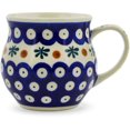 thumbnail image 3 of Polish Pottery 12 oz Bubble Mug (Mosquito Theme) Hand Painted in Boleslawiec, Poland + Certificate of Authenticity, 3 of 6