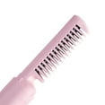 thumbnail image 6 of Stgfyxgs Hair Straightener Brush Mini Straightening Irons Three Temperature Adjustments Heated Hair Straightener Comb Hot Comb for Home Pink, 6 of 7