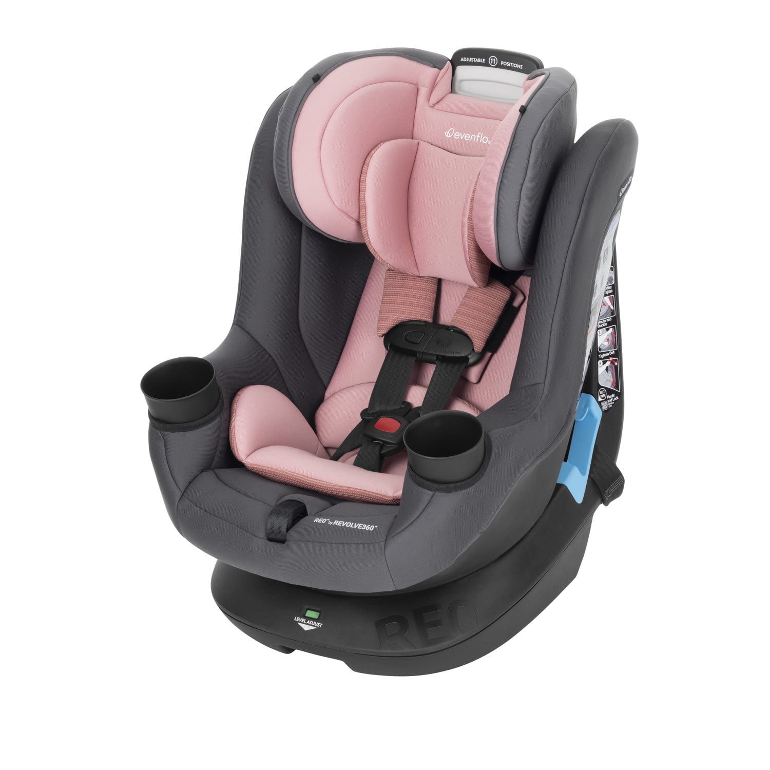 REO by Revolve360 Rotational Convertible Car Seat (Lenox)