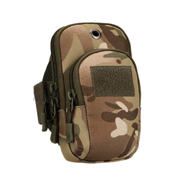 Bolsa para brazalete de teléfono Advancent para correr camuflaje marrón