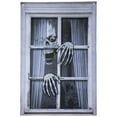 thumbnail image 2 of Northlight Scary Skeleton Halloween Window Decoration - 46", 2 of 6