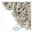 saney BWKCM20024 24 oz. CutEnd Banded Cotton Mop Heads White (12/Carton)