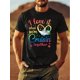 thumbnail image 1 of Camiseta con estampado "Love It When Cruising Together", 100 % algodón, para hombre, cuello redondo y manga corta, estilo sencillo, camiseta de moda, informal, cómoda y transpirable., 1 of 5