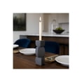 thumbnail image 3 of Decorative Ceramic Stacked Candle Holder for Home Decor - Modern Taper Candlstick Holder for Mantel, Console Table, or Living Room - Perfect Candle Stand Holder for Table Centerpieces - 9", Black, 3 of 11
