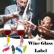 thumbnail image 1 of Etiqueta de gel de sílice para reconocer vasos, copas de vino tinto y colgantes de copa real, 1 of 7