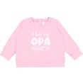 thumbnail image 2 of Inktastic I Love My Opa with Hearts Baby Sweatshirt, 2 of 4