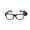 Red, variant on Xinwanna Wireless LED Light Up Glasses Glow in The Dark Neon Rave Glasses for Bar Birthday Party DJ Stage Performance Cosplay (White)