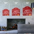 thumbnail image 2 of Merry Christmas 14" X 14" Sign | Indoor/Outdoor Plastic | SignMission Designer Christmas Holiday Season Greeting Novelty Gift Funny Joke Gag Road Garage, 2 of 4