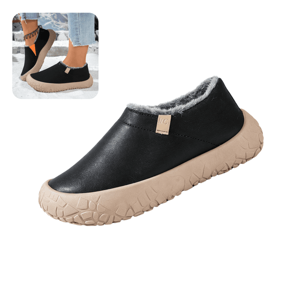 Willtoo Womens Winter Slip On Ankle Shoes Warm Lined Waterproof Casual Snow Shoes Non Slip Chunky Sole Comfort Walking Shoes for Daily Outdoor