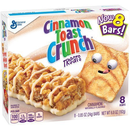 General Mills Breakfast Cereal Bars 6.8oz (Cinnamon Toast Crunch ...