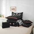 thumbnail image 6 of Homewish Lacrosse Bedding Comforter Set 7 Pieces for Boys, Gray Black Full Bedding Set, Sport Helmet Fitted Sheet Flat Sheet, Breathable Home Decor, 6 of 8