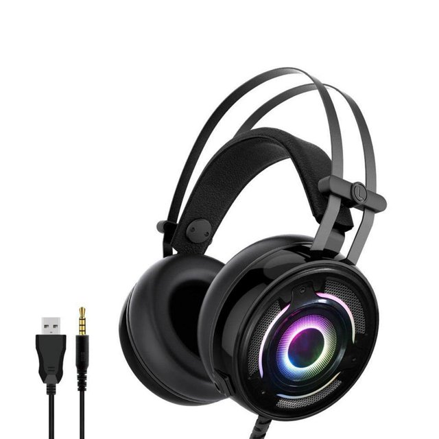 Head-Mounted Gaming Headset Computer Mobile Phone Headset With Microphone Telephone Headset