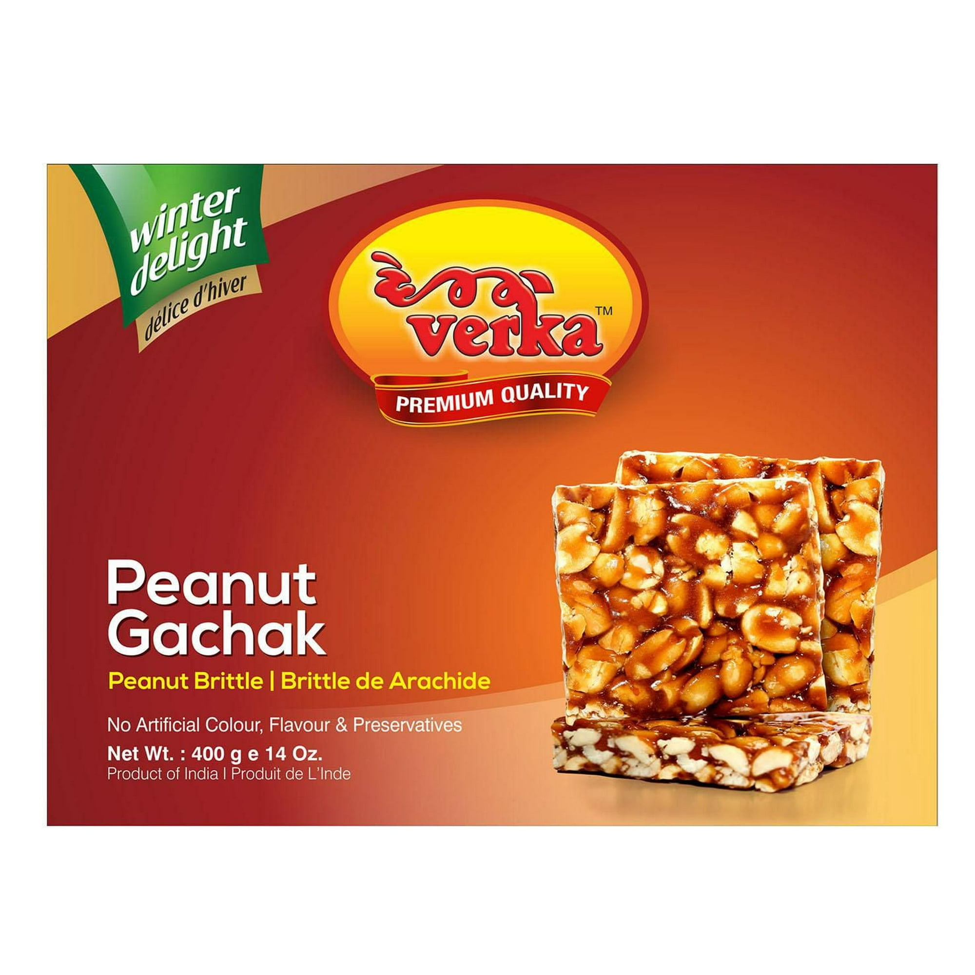 Verka Peanut Gachak, 400g, Indian Peanut Brittle - Walmart.ca