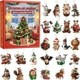 thumbnail image 2 of Pet Lover Advent Calendar 2025, 24 Days Christmas Countdown with Hand-Painted Animal Ornaments, Holiday Decor for Pet Owners, 2 of 7
