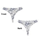 thumbnail image 3 of Fotbe Indigo Tie Dye Tanga Sin Costuras para Mujer con Estampado – Panties Invisibles, Transpirables y Cómodos para Uso Diario-Small, 3 of 6