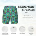 thumbnail image 3 of Balery Sunmmer Cat Mens Swim Trunks Swim Shorts for Men Quick Dry Inseam Beach Shorts with Compression Liner Pocket-3X-Large, 3 of 9