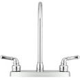 thumbnail image 2 of Pacific Bay Lynden Kitchen Faucet Modern High Arc Sink Faucet, Polished Chrome, 2 of 8