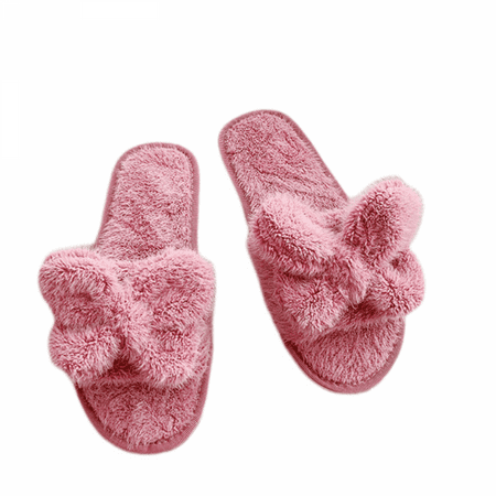 

Wish Cotton Candy Stylish Comfy Eco-Friendly Indoor Outdoor Super Plush Open Toe Puff Slippers for Women and Girls（5.5-6） S1801