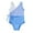 Blue, variant on Toddler Girl Swimsuit Ruffled Sleeveless Swimwear Baby Girl One-Piece Bathing Suits