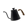 thumbnail image 3 of Bouilloire pour Café Filtre 1 L Résistante aux Rayures pour Camping Extérieur Poignée en Bois Thé Noir, 3 of 9
