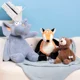 thumbnail image 4 of Oso, perro, zorro, conejo, Cocodrilo, elefante, muñeco de peluche, Animal suave, almohada, cojín, regalo reconfortante para niños y bebés, 4 of 4