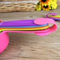 thumbnail image 4 of Graduated Color Thickened Measuring Spoon Measuring Cup Set, Kitchen Baking And Cooking Tools (10 Piece Set, Color Random), 4 of 5