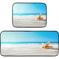 thumbnail image 7 of SKYSONIC Starfish Beach Summer Kitchen Mats and Rugs Coast Sandy Sunday Floor Runner Area Rug Washable Carpet Perfect for Living Room Bedroom Entryway,19.7"x27.6"+19.7"x47.2", 7 of 7