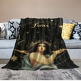 thumbnail image 2 of COMIO  Aries Constellation Blanket Lightweight Astrology Blanket Aries Zodiac Sun and Moon Decor Birthday Graduation Meaningful Gifts Aries Gifts for Women Men, 2 of 6