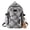 Black, variant on Nylon Pendant Backpack 17.32" Large Capacity Multi-pocket for Travel Commute (Brown)
