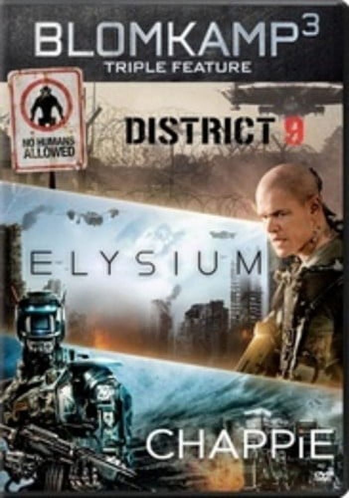 New Action 3 Pack: Chappie / District 9 / Elysium (Blu-ray +