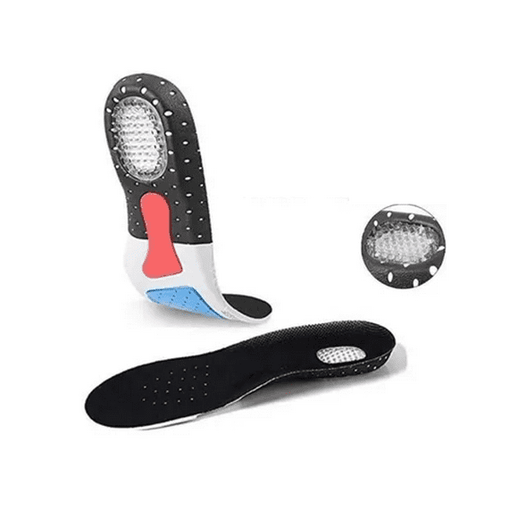 1 Par Plantillas Ortopedica Gel Descanso Ajustable Deporte Hombre 25-30 Cm Malubero Alivio del dolor de pie