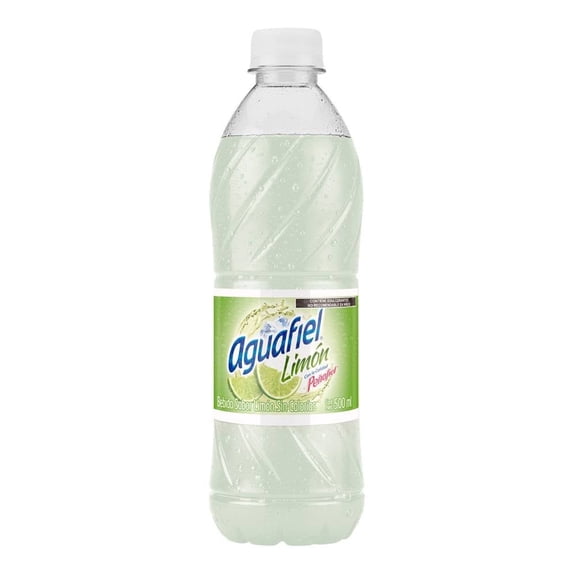 Agua Aguafiel sabor limón 500 ml